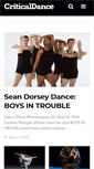 Mobile Screenshot of criticaldance.org
